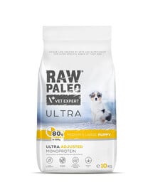 RAW PALEO Ultra Turkey Medium&Large Puppy 10kg