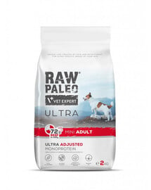 RAW PALEO Ultra Beef Mini Adult 2kg