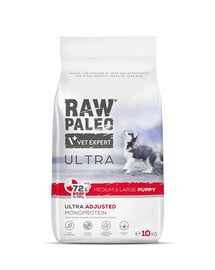 RAW PALEO Ultra Beef Medium&Large Puppy 10kg