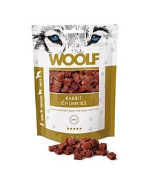 WOOLF Rabbit Chunkies 100g Kaninchenhäppchen