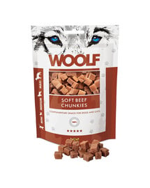 WOOLF Soft Beef Chunkies 100g Rindfleischhäppchen