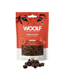 WOOLF Soft Cubes Iberian Pork Monoprotein 100g weiche Schweinefleischwürfel