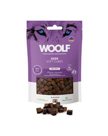 WOOLF Soft Cubes Deer Monoprotein 100g weiche Wildwürfel