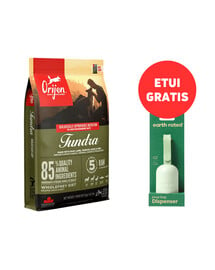 ORIJEN Tundra Dog 11,4 kg + Parfümfreie Beutel 15 Stk. GRATIS