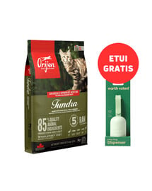 ORIJEN Tundra Cat 5.4 kg + EARTH RATED Etui - Unparfümierte Beutel 15 Stk. GRATIS