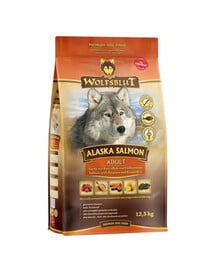 WOLFSBLUT Alaska Salmon Adult Hundetrockenfutter mit Lachs und Kartoffeln 12,5 kg