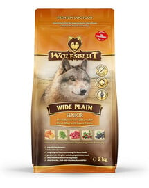 WOLFSBLUT Wide Plain Adult Hundetrockenfutter für Allergiker mit Pferdefleisch und Süßkartoffeln 12,5 kg