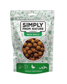 SIMPLY FROM NATURE Meat Balls Bällchen mit Ente und Gemüse für Hunde 80 g