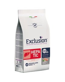 EXCLUSION Hepatic medium large breeds mit Schweinefleisch für Hunde mittlerer und großer Rassen 12 kg