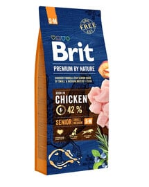 BRIT Premium By Nature Senior Small Medium S+M 15 kg