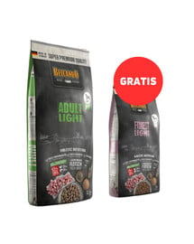 BELCANDO Adult Light M-XL 12,5 kg Trockenfutter für Hunde mit geringer Aktivität + 1 kg Futter GRATIS