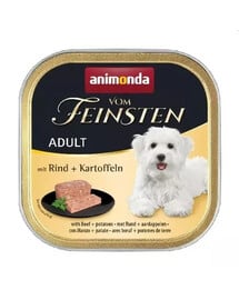 ANIMONDA Vom Feinsten Menue MIT RIND + KARTOFFELN 150 g