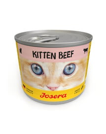 JOSERA Kitten Rindfleisch-Nassfutter für Kätzchen 200g