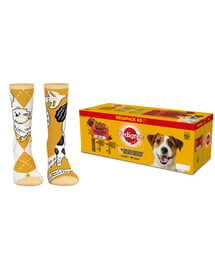 PEDIGREE Adult saszetka w galaretce 40x100g Mix Smaków + skarpetki GRATIS