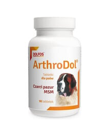 DOLFOS ArthroDol 90 Tabletten mit MSM für Gelenke bei Hunden