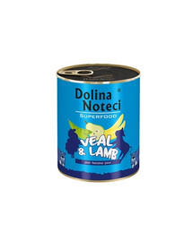 DOLINA NOTECI Premium SuperFood Kalb und Lamm 6 x 400 g