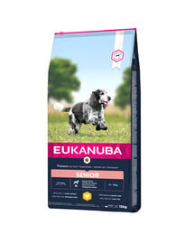 EUKANUBA Caring Senior Medium Breed Chicken 15kg