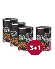 ALPHA SPIRIT Frikadellen mit Hirsch und Rosmarin 400 g (3 + 1 GRATIS)