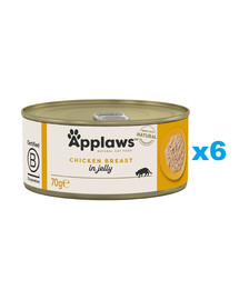 APPLAWS Cat Adult Huhn in Gelee 6x 70g