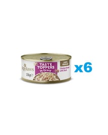 APPLAWS Taste Toppers Hähnchenbrust und Ente 6 x 156 g