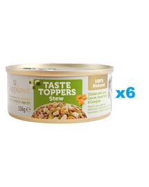 APPLAWS Taste Troppers Gulasch mit Huhn, Lamm und Karotte 6x 156 g