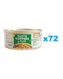 APPLAWS Taste Toppers Hähnchenbrust, Kürbis, Erbsen in Brühe 72x 156 g