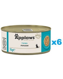 APPLAWS Cat Adult Mousse mit Thunfisch 6x70 g