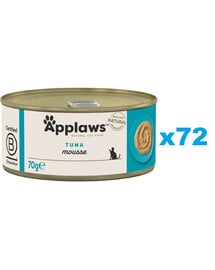 APPLAWS Cat Adult Mousse mit Thunfisch 72x 70 g