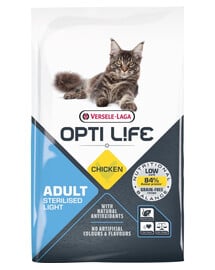 VERSELE-LAGA Opti Life Cat Sterlised/Light Chicken 7.5 kg