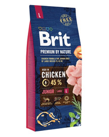 BRIT Premium By Nature Junior Large L 15 kg