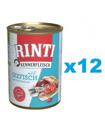 RINTI Kennerfleisch Sea Fish Ryby morskie 12x400 g