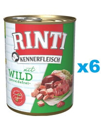 RINTI Kennerfleisch Game dziczyzna 6x400 g