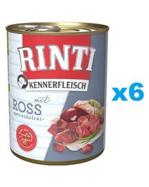 RINTI Kennerfleisch Horse konina 6x400 g