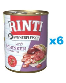 RINTI Kennerfleisch Ham z szynką 6x800 g