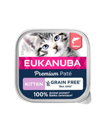 Grain Free Kitten pasztet dla kociąt Łosoś 16 x 85 g