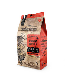 Wołowina z indykiem chrupki S 2 kg