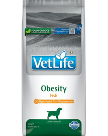 Vet Life Obesity Fish karma dietetyczna dla dorosłych psów 12 kg