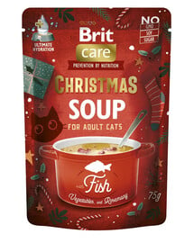 Care Cat Christmas soup fish 75 g świąteczna karma zupa z łososiem dla kotów