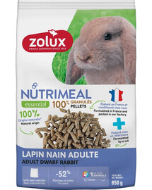 NUTRIMEAL 4 Karma granulat dla królika miniaturki adult 850 g