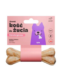 Kość ze skóry końskiej dla psa S/M 12cm