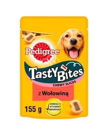 Tasty Bites Chewy Slices z wołowiną 155g