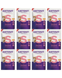 KATTOVIT Vital Care Sterilised z kurczakiem 12x85 g