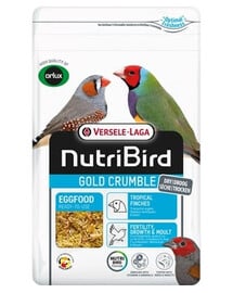 NutriBird Gold Crumble Tropical Finches 1kg suchy pokarm jajeczny dla ptaków tropikalnych