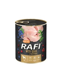 RAFI Quail z przepiórką 800 g mokra karma dla psa