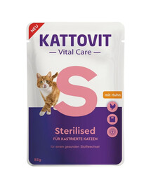 Vital Care Sterilised z kurczakiem 85 g