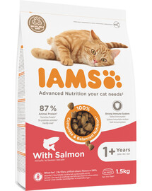 for Vitality Salmon karma dla kotów dorosłych z łososiem 1,5 kg