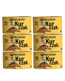 PAKA ZWIERZAKA Karma mokra Kurczak dla kota 6x200 g