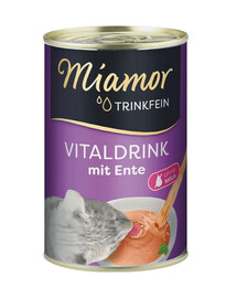 MIAMOR Trinkfein Zupa z kaczką dla kota 6x135 g