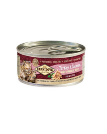 Kitten Turkey and Salmon 100g indyk i łosoś mokra karma dla kociąt