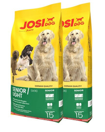JOSERA JosiDog Senior Light 2x15 kg dla starszych i mniej aktywnych psów